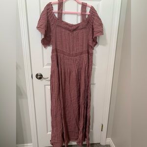 Purple Oversized Free People Dress